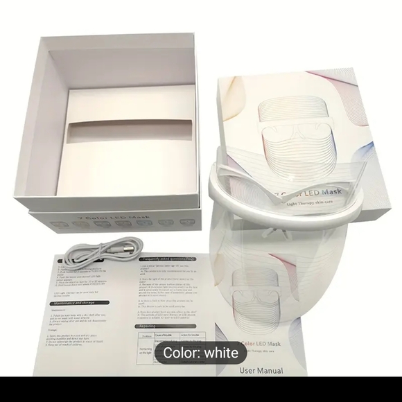 7 Color LED Wavelength Light  Mask - Picture 3 of 11